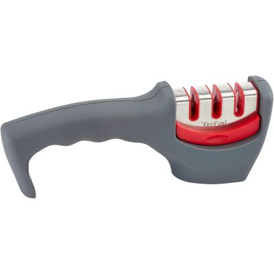 Точилка для ножей Tefal Fresh Kitchen, нержавіюча сталь, пластик, сірий (K2090514) | Зображення 2