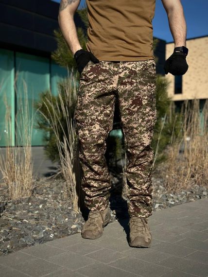 Утеплені Військові штани Soft Shell Military хижак