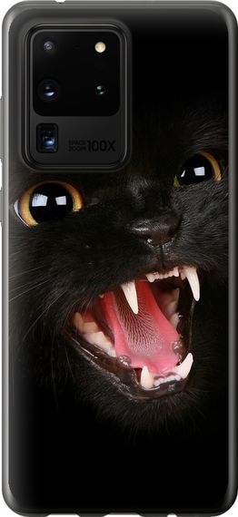 Чехол на Samsung Galaxy S20 Ultra Чёрная кошка "932u-1831-17620"