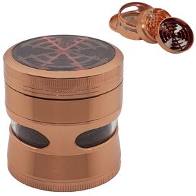 Гриндер Для Травы Большой "Grinder Window Bronze"