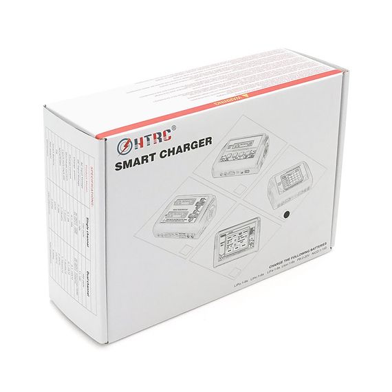Зарядний пристрій HTRC T240 Duo AC150/DC240Вт, тип АКБ LiPo, LiHv, Li-ion, NiMh, LiFe, Pb, 3.2" Touch screen, 145x105x64mm | Зображення 6