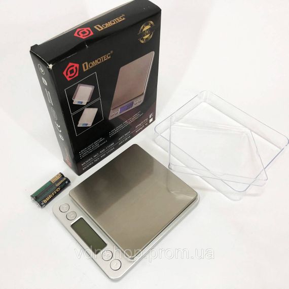 Точные электронные весы для ювелирных изделий Domotec MS-1729B 500 г, Электронные весы для золота UW-88 | Зображення 5
