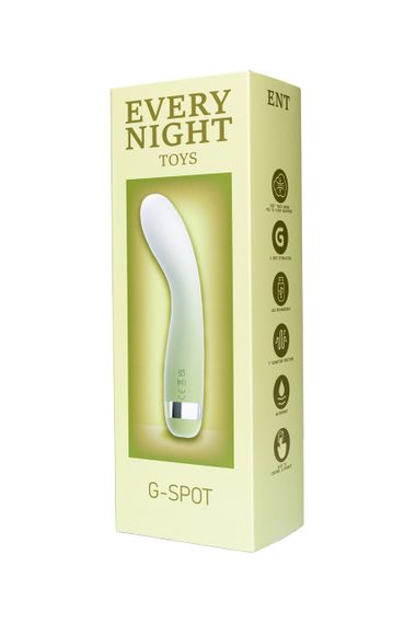 Вибратор с ультрагибкой головкой Every Night Toys для точки G, зеленый sexstyle | Зображення 3
