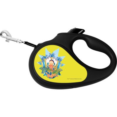 Поводок для собак WAUDOG R-leash "Рик и Морти 2" M до 25 кг 5 м черный (8125-0281-01) | Зображення 1