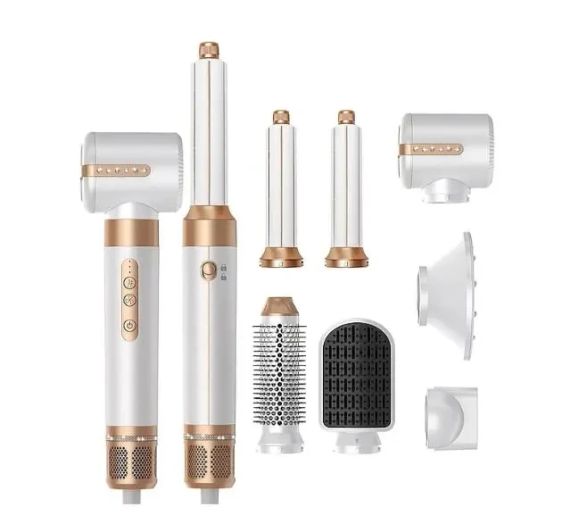 Фен-стайлер для волос 7 в 1 белый