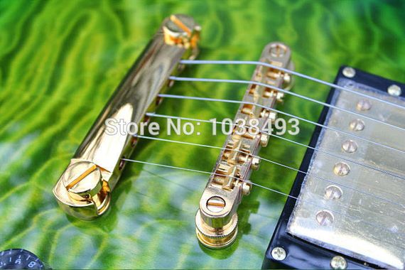 Электрогитара Gibson Les Paul Custom Brown Green China | Зображення 3