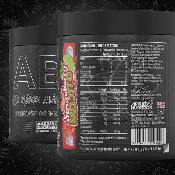 Передтренувальний комплекс Applied Nutrition ABE 315 g (Strawberry Mojito) | Зображення 1
