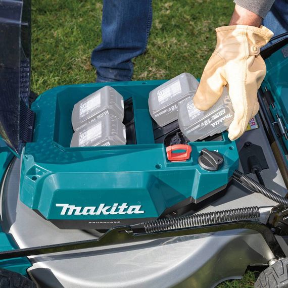 Газонокосарка акумуляторна самохідна Makita DLM462Z (46 см, 20-75 мм, 60 л, BL, LXT, без акумуляторів та зарядного пристрою) | Зображення 6