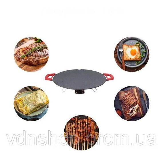 Електричний гриль для столу з притиском, Настільний гриль для приготування притискний ребристий AW-59 | Зображення 6