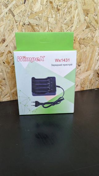 Комплект зарядний пристрій на 4 слоти Wimpex