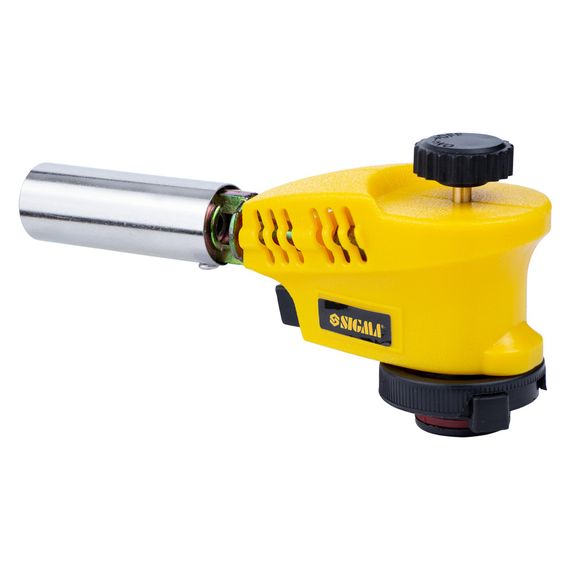 Пальник газовий Sigma з регулюванням полум'я зверху та п'єзопідпалом Ø 20 мм 153 мм (2901431) | Зображення 1
