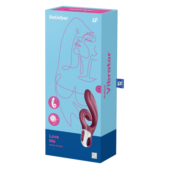 Вибратор-кролик Love me, цвет: красный Satisfyer (Германия) sexstyle | Зображення 5