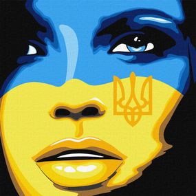 Картина за номерами "Вільна Україна" KHO4865 40х40 см