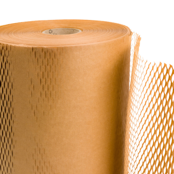 Cотовая крафт-бумага PaperPack, рулон - 42 см х 50 м, коричневая | Зображення 5