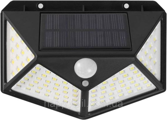 Уличный фонарь на солнечной батарее 100 LED с датчиком движения и PIR-сенсором HP-L-7
