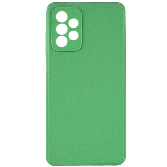 Силиконовый чехол Candy Full Camera для Samsung Galaxy A32 5G Зеленый / Green