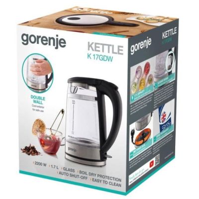 Електрочайник Gorenje K 17 GDW | Зображення 3