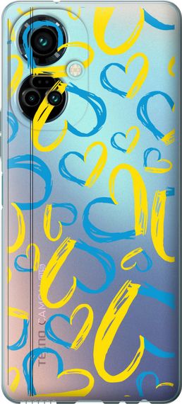 Чехол на Tecno Camon 19 Pro (CI8n) Сердца UA "5292u-2766-17620"