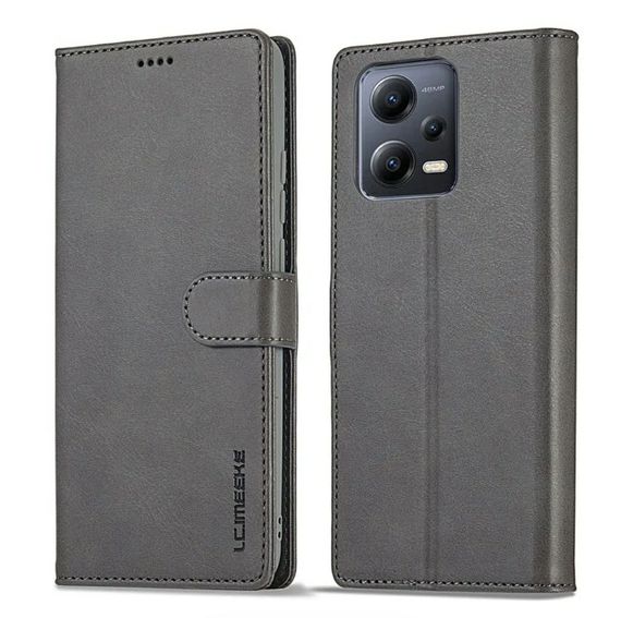 Чехол-Книжка iMeeke для Poco X5 Pro 5G цвет Серый