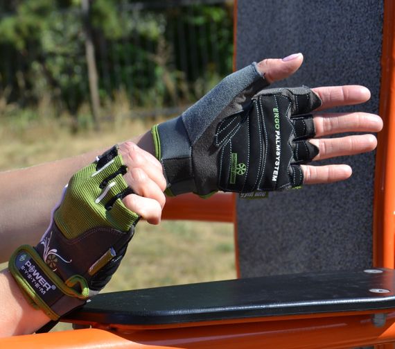 Рукавички для фітнесу Power System PS-2570 Woman’s Power жіночі Green XS | Зображення 7