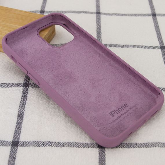 Чохол Silicone Case Full Protective (AA) для Apple iPhone 12 Pro Max (6.7") Ліловий / Lilac Pride | Зображення 2