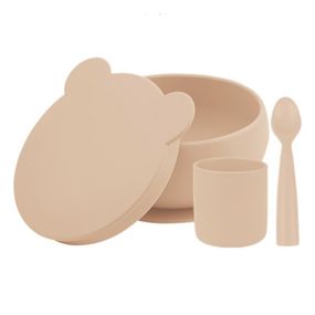 Набор детской посуды MinikOiOi BLW Set I - Bubble Beige (101070057)