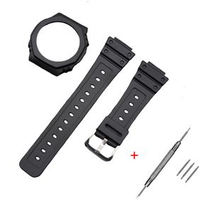 Ремешок + безель (рант) для Годинник C2asio G-Shock GA-2100 Black SI