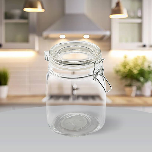 MR-5001-1 Банка з кришкою-затиcкачем 1 л Maestro | Зображення 1