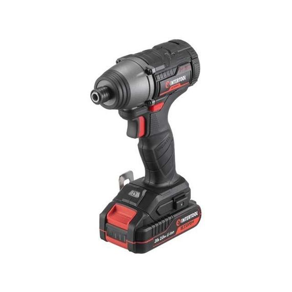 Шуруповерт аккумуляторный Intertool - 20 В x 2 Ач Li-Ion Brushless Storm (WT-0362)
