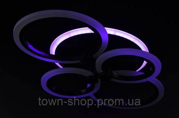 Люстра потолочная LED A2374/2+2-RGB-bk Черный 10х39х61 см. | Зображення 7