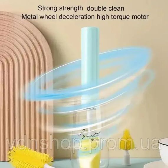 Многофункциональная электрическая щетка для мытья посуды с разными насадками BRUSH AND412 | Зображення 7