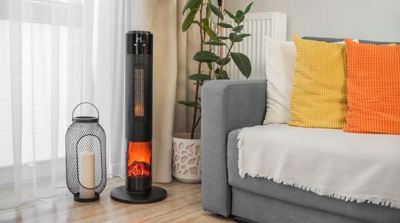 Тепловентилятор колонний обігрівач радіатор Teesa камін (47738-6755_1883) | Зображення 6