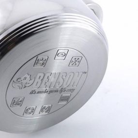 Набор кастрюль из нержавеющей стали Benson BN-236 с подставкой (5 предметов)