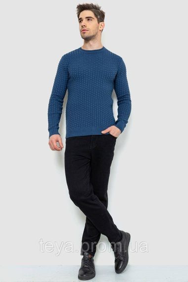Светр чоловічий, колір джинс, розмір L-XL FA_008399 | Зображення 1