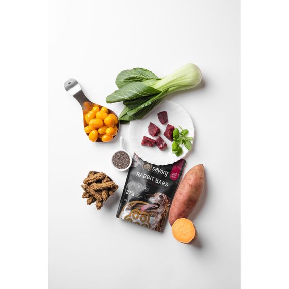 Джерки Savory Bars With Rabbit батончики для собак з кроликом 100 г | Зображення 7