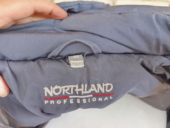 БУ Пуховик зимний длинный женский Northland 2xl 52 темносиний | Зображення 7