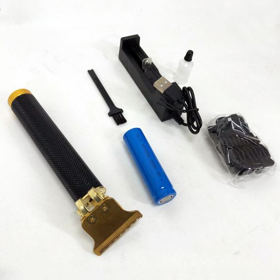 Машинка для окантовки акумуляторна T9, Тример для самостійної стрижки волосся Тример скронь YP-47 | Зображення 1