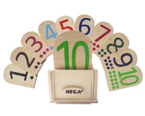 Сенсорный набор HEGA Цифры и Точки по методике Монтессори №1
