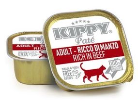 Вологий корм для котів з яловичиною Kippy Pate Adult Cats Beef, 90 гр