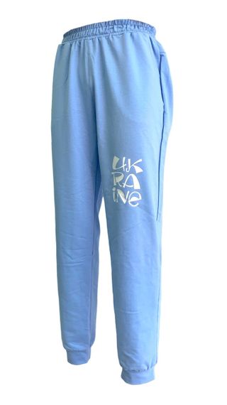 Штани спортивні жіночі з принтом UKRAINE роз. 50 | Зображення 2