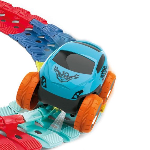 Інтерактивний трек з інерційною машинкою SHT 088 Changeable Trak (46pcs/1CAR) Colorful | Зображення 1