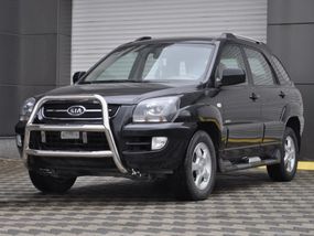 Кенгурятник WT018 (нерж.) для Kia Sportage 2004-2010 гг