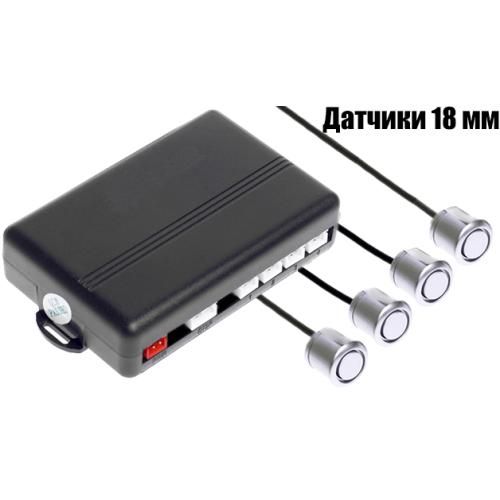 Парктронік TIGER PS-41/LED/4 датчики D=18мм/конектор/сiрий/сiрий | Зображення 3