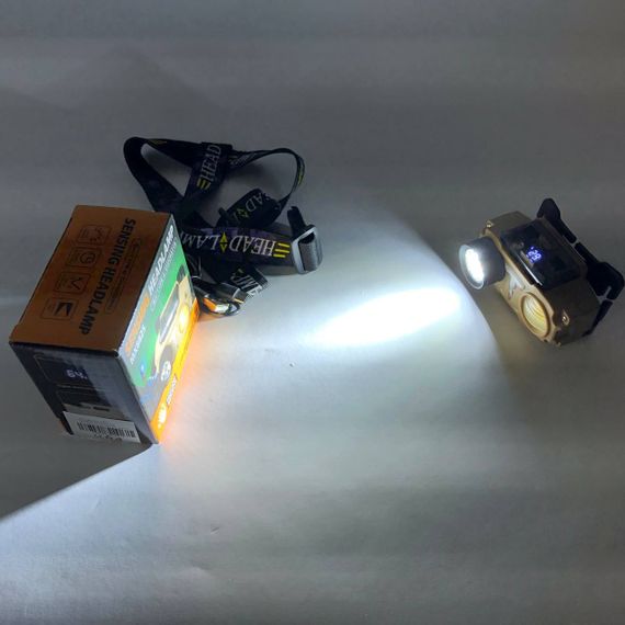 Потужний ліхтар для риболовлі CH-8825-3P35+COB(white+yellow)+RGB, Налобний ліхтар на голову BI-39 | Зображення 8