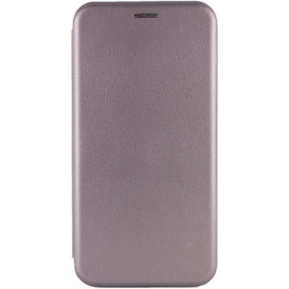 Кожаный чехол-книжка Classy для Xiaomi Redmi Note 14 4G (Europe version) Серый