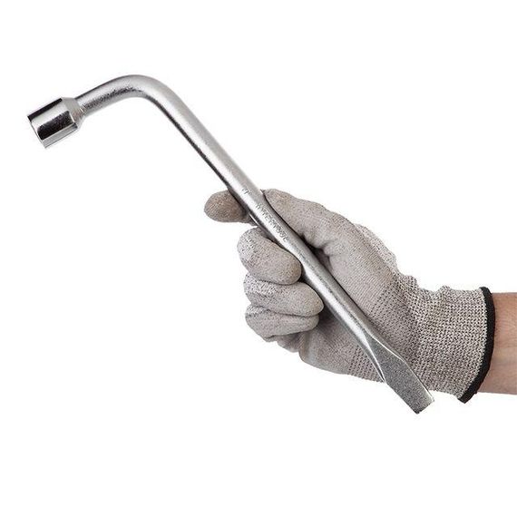 Ключ балонний L-подібний 17*350 мм INTERTOOL XT-4217 | Зображення 3