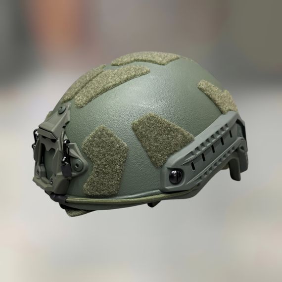 Шолом балістичний FAST PE, NIJ IIIa, Custom, з поліпшеним кріпленням Wendy, розмір L, Олива, бронешолом