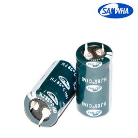 680mkf - 250v  mini HJ 22*50  SAMWHA, 85°C конденсатор електролітичний