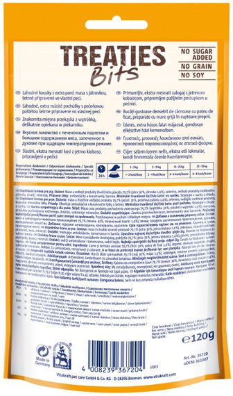 Ласощі для собак з печінкою Vitakraft Bits Liver, 120 гр | Зображення 1