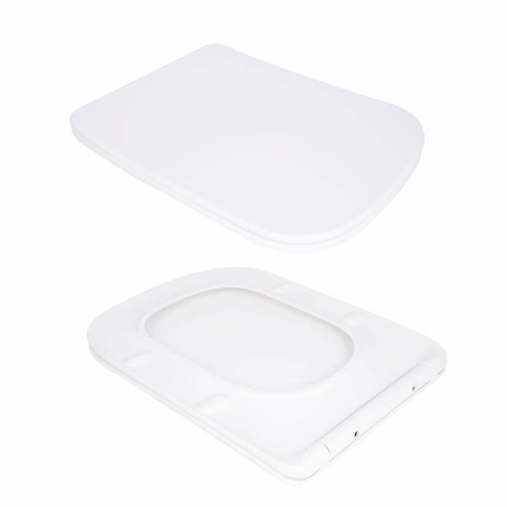 Унітаз підлоговий Qtap Tern Ultra Quiet безобідковий із сидінням Soft-Close QT17226003AW White | Зображення 7